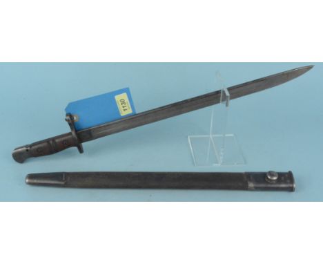 A U.S.A. model 1917 Enfield bayonet by Remington and scabbard
