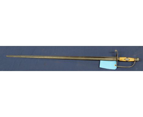 A late 18th Century Infantry Officers sword (no scabbard and as found)