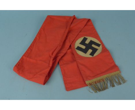 A German (PATTERN) funeral sash