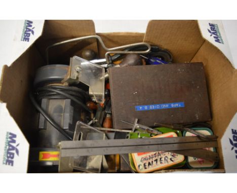 Small Skil bench grinder and various watch makers tools