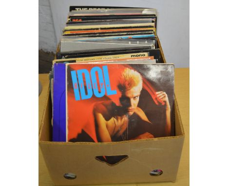 Quantity of LPs including Billy Idol, Michael Jackson, Cliff Richard, UB40 etc