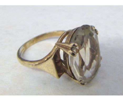 9ct gold dress ring size O/P total weight 4.9 g