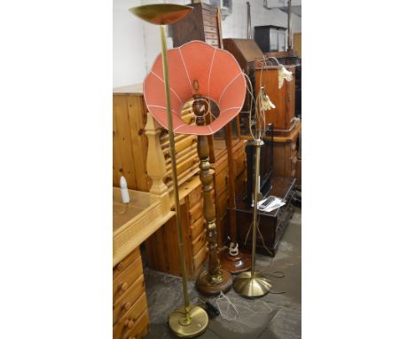 4 standard lamps and a tapestry (tapestry not photographed)