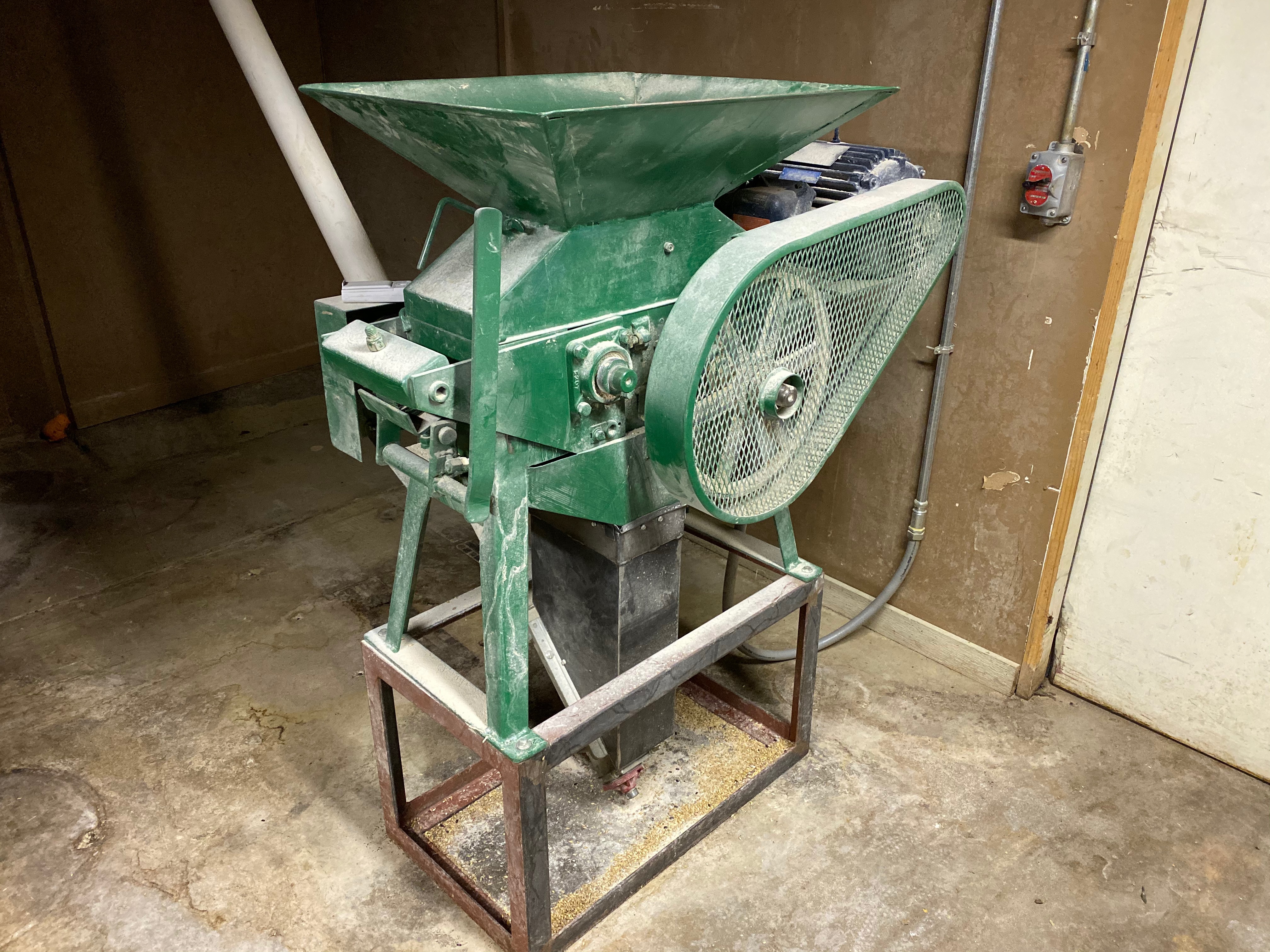 Grain Mill, 5 HP, Belt Driven Subject to Bulk Lot 0A The Greater of