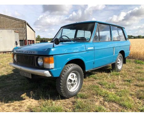 1971 Range Rover Classic 2 door (Suffix A), Reg. No. MOO 638J, 3528cc V8, engine no. 35500750A, chassis number 35500618/A, fi