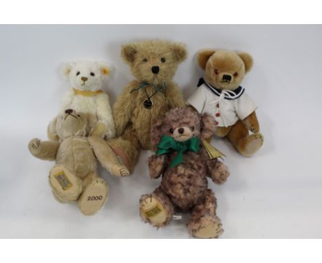 Teddy Bears Dean's, Compton Bear, Millennium Bear and three Merrythought bears (5)