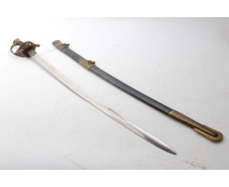 Reproduction American Civil War Officers sword with scabbard