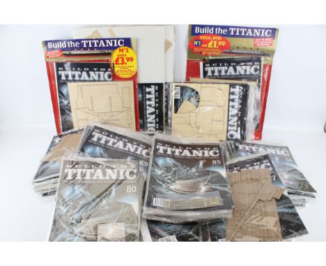 A full set of 100 'Build the Titanic' step by step magazines by Hachette 