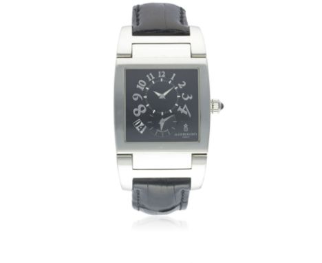 A GENTLEMAN'S STAINLESS STEEL DE GRISOGONO INSTUMENTO NO UNO WRIST WATCHCIRCA 2000s, REF. 1300-3Movement: Automatic, signed I
