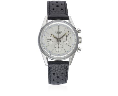 A GENTLEMAN'S STAINLESS STEEL HEUER CLASSIC CARRERA CHRONOGRAPH WRIST WATCH CIRCA 2000, REF. CS3110 TAG HEUER RE-EDITIONMovem