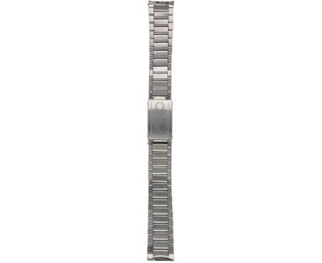 A GENTLEMAN'S STAINLESS STEEL OMEGA FLAT LINK BRACELETDATED 1967, REF. 1035 WITH 502 END LINKSBracelet: Total length approx. 
