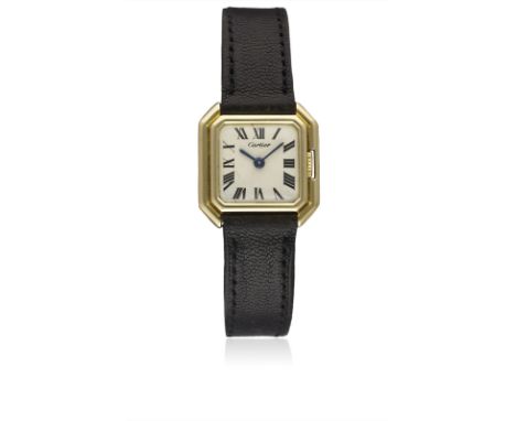 A RARE LADIES 18K SOLID GOLD CARTIER LONDON CEINTURE WRIST WATCHCIRCA 1969, WITH LONDON HALLMARKSMovement: Manual wind, signe