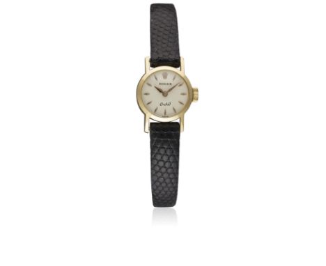 A LADIES 18K SOLID PINK GOLD ROLEX ORCHID WRIST WATCHCIRCA 1960s, REF. 8901 Movement: 17J, manual wind, cal. 282, signed Role