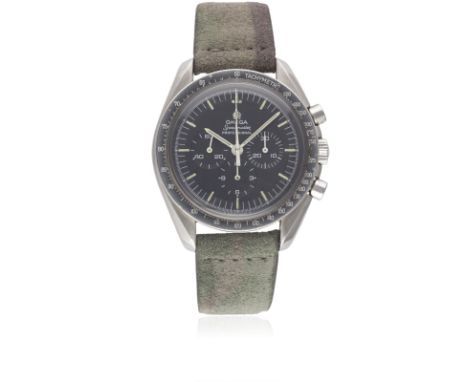 A GENTLEMAN'S STAINLESS STEEL OMEGA SPEEDMASTER PROFESSIONAL CHRONOGRAPH WRIST WATCH CIRCA 1973, REF. 145022-71 STMovement: 1
