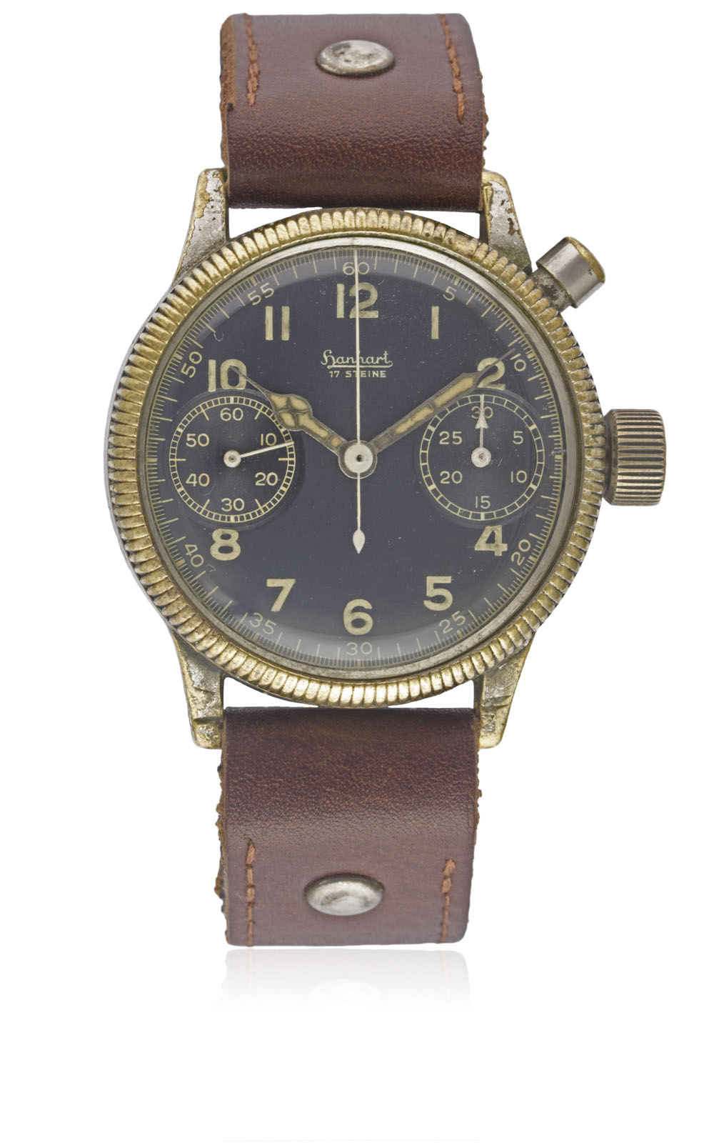 A RARE GENTLEMAN'S GERMAN MILITARY HANHART LUFTWAFFE PILOTS SINGLE ...