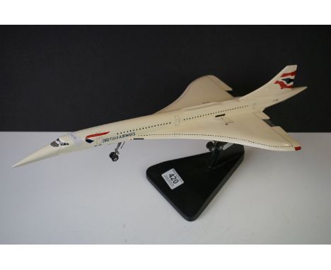 Bravo Delta Model of Concorde taking flight, 59cm long 