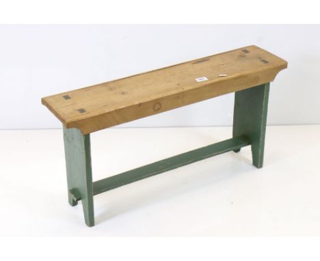 Pine Kitchen Bench, 84cm long x 42cm high 
