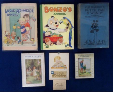 Children's Books, 5 books to comprise 1927 First Edition Hither &amp; Thither by Barbara Euphan Todd illustrated by Margaret 