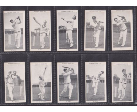 Trade cards, 6 sets all Sporting themed, Morning Foods Test Cricketers, Dickson Orde Sports of the Countries, Chums Football 
