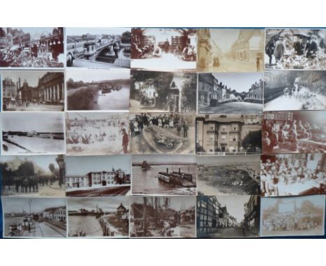 Postcards, a mainly UK topographical collection of approx. 115 cards, with many RPs inc. 8 cards of The Hunt (Maidstone area)