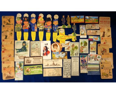 Trade cards, Canada, a collection of approx. 50 vintage cards, many large size or diecut examples, issuers include Mission Or