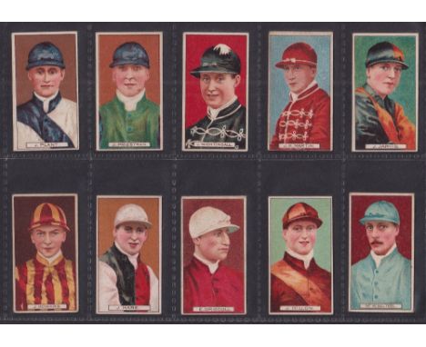 Cigarette cards, Cohen Weenen, Owners Jockeys Footballers Cricketers Series no. 3 (set 20 cards). This series contains 10 Joc