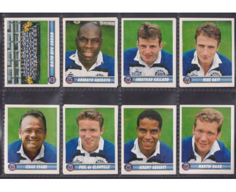 Trade stickers, Rugby, 2 sets Panini Premier Division Rugby 98 (set 372 stickers), Merlin Rugby World Cup 1999 including Jona