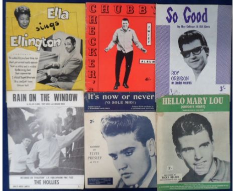 Entertainment, Sheet Music, approx. 500 items of mainly 1950s and 60s sheet music to include Elvis Presley, The Hollies, Roy 