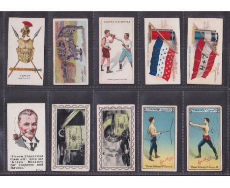 Cigarette cards, 20 better scarcer and unusual type cards, all Manufacturers beginning with 'D', Duncan (9, including Scottis