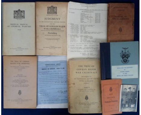Civil Defence and War Office, 50+ items 1920s to 1960s to include 1964 Notes for the Guidance of Flight Cadets, 1928 Rules an