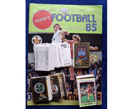 Trade stickers, Football Panini Football 85, set 526 loose stickers and empty special album (album light wear, stickers all w