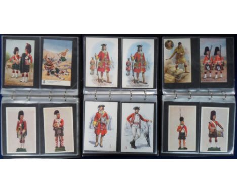 Postcards, Military, a mixed military selection of approx. 197 cards in 3 modern albums, with 90 modern and 107 vintage, with