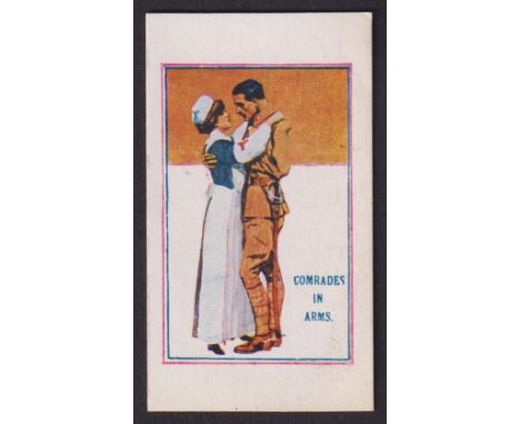 Cigarette card, T Spalton, Army Pictures, Cartoons etc, type card, 'Comrades in Arms' (gd) (1)
