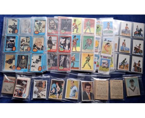 Trade cards, Mixed selection approx. 300 cards, in part sets including Chix (118) Happy Howlers, Military Uniforms, Soldiers 