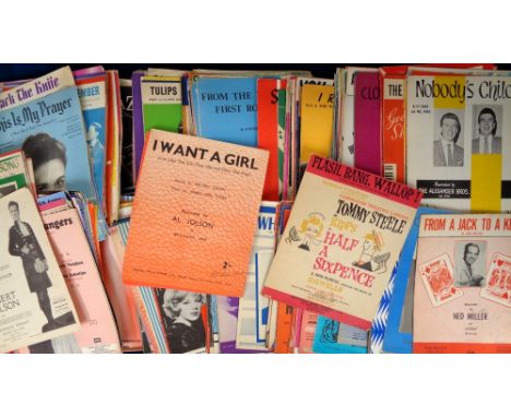 Entertainment, Sheet Music, approx. 500 items of sheet music most dating from the 1960s and earlier to include Tom Jones, Val