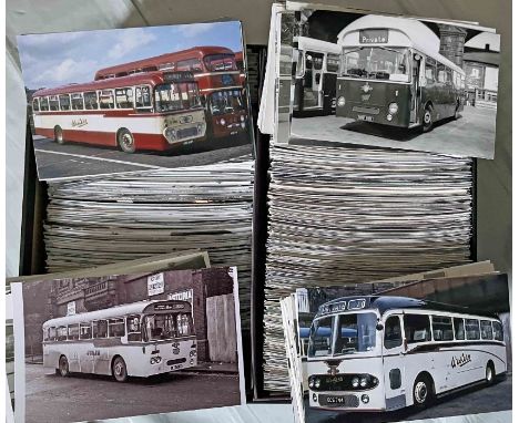 From the David Harvey Photographic Archive: a box of c1,000 b&amp;w &amp; colour, postcard-size PHOTOGRAPHS of Leyland Leopar
