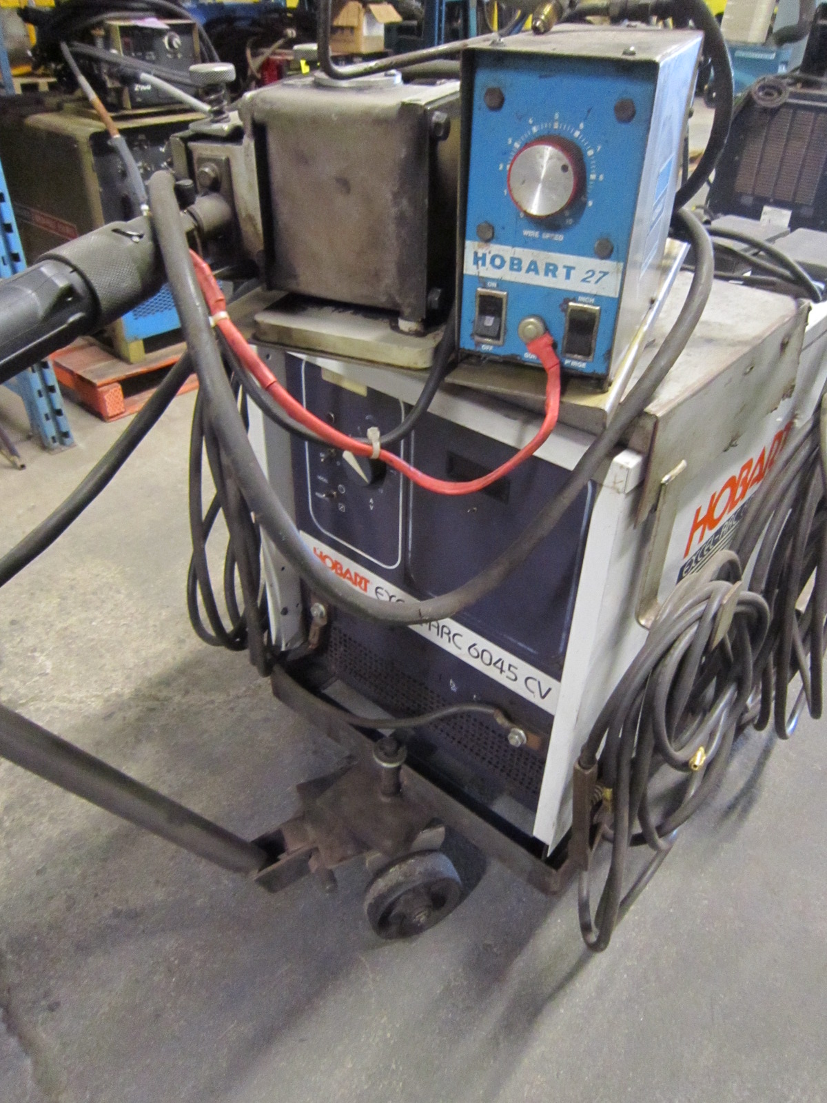 Hobart Excel Arc 6045 Cv Mig Welder With Spool Gun And Wire Feeder