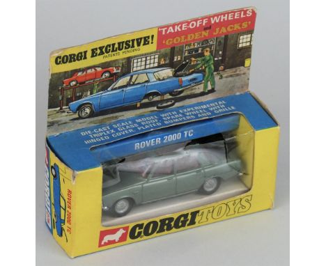 Corgi - Rover 2000TC with Golden Jacks wheels, No.275, damaged window box