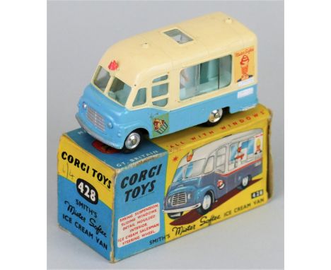 Corgi - Smith's Mr Softee ice cream van, No.428, boxed