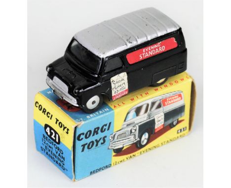 Corgi - Bedford  12cwt van "Evening Standard", No.421, boxed