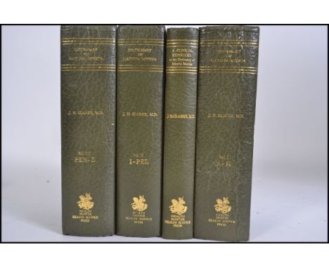 A Clinical Repertory To The Dictionary Of Materia Medica, Clarke, JH. 1979, First Edition. Along with 3x ' Dictionary Of Mate
