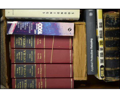 Books; A collection of antiquarian and vintage books to include; Applied & Protective Relaying 1982 First Edition, The Ingold