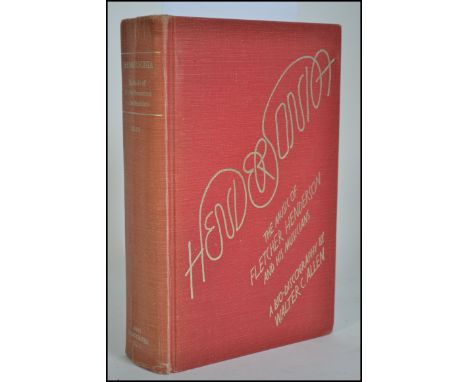 Hendersonia - The Music of Fletcher Henderson and his Musicians. ALLEN, Walter C.Published by Walter C. Allen, Highland Park 