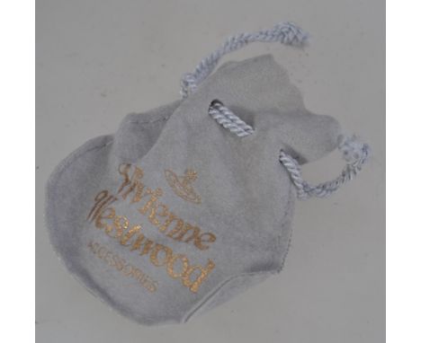 An original Vivienne Westwood of London faux pearl bracelet in  a Vivienne Westwood pouch and in the original box