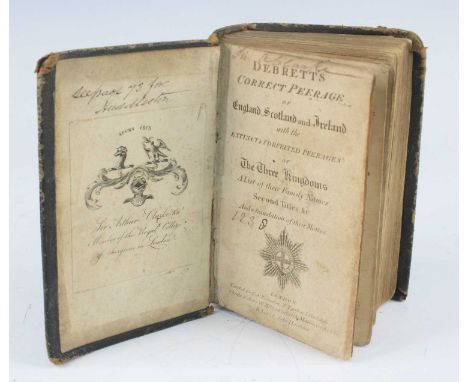 Debrett, John - Debrett's correct peerage of England, Scotland, and Ireland with the extinct &amp; forfeited peerages of the 