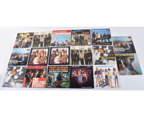 Seventeen  Rolling Stones  Singles, including: Decca 84.006 surprise, surprise,79 005 Lets spend the night together, Decca 79