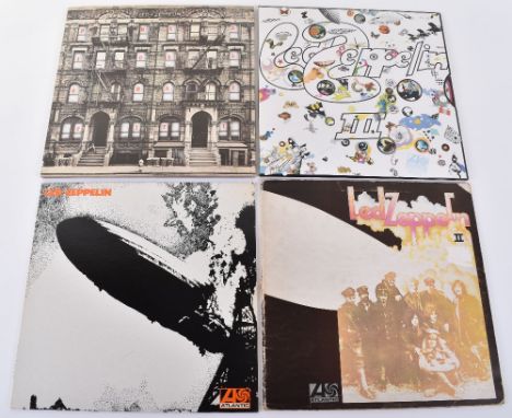 Four ‘Led Zepplin’ LP’s, K40031 Led Zepplin, SD 8236 Atlantic Led Zepplin II, in gatefold, ATL 50 002 Atlantic Led Zepplin II