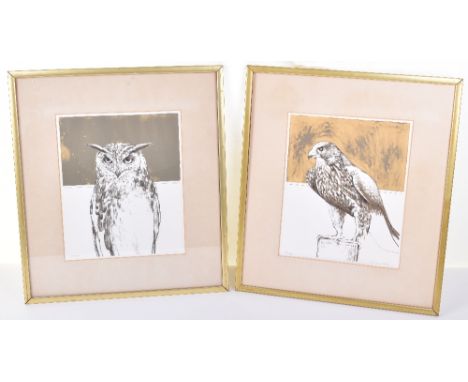 Bryan Organ (b.1935) Four Birds 1977, colour lithograph on paper, framedall numbered 129/175 and signed, each 41cmx46cm inclu