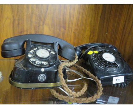 A VINTAGE RTT BELL TELEPHONE TOGETHER WITH ANOTHER (2) 