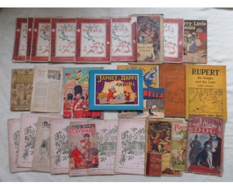 A TRAY OF VINTAGE MAGAZINES, to include 'The Childs Pictorial', 'Rosebud', etc. 